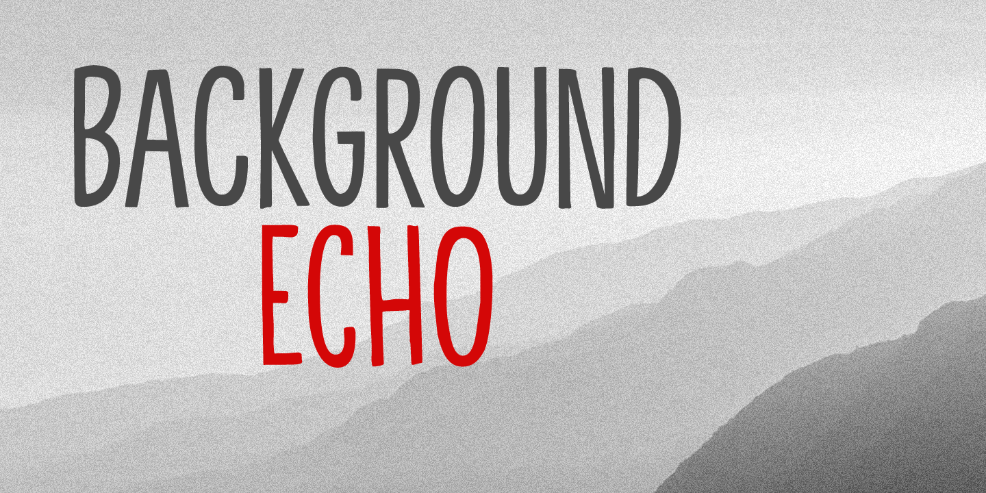 Background Echo DEMO